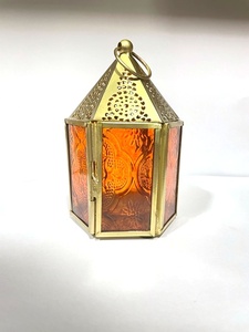 Farol marroquí de metal hecho a mano, color personalizado para decoración de bodas y festivales en interiores y exteriores - Product Image 2