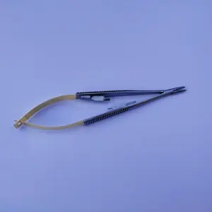 Stainless Steel Dental Tc Gold Castroviejo Needle Holder Straight High Quality Dental Surgery Instruments Pakistan Suppliers