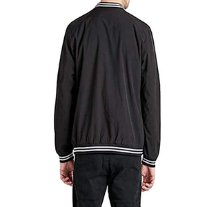 OEM ODM Cheap <b>Baseball</b> <b>Jackets</b> <b>Men</b> Custom black Varsity Bomber <b>Jacket</b> 2022 - Product Image 2