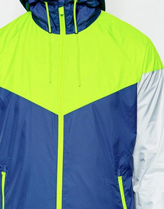 Veste matelassée légère en nylon/polyester personnalisée unisexe Veste bombardier coupe-vent régulière pour hommes à la mode High Street - Product Image 3