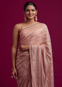 Venta al por mayor de ropa de fiesta para mujer, la mejor calidad, Saree elegante de seda Rangoli, venta al por mayor, compras en línea - Product Image 3