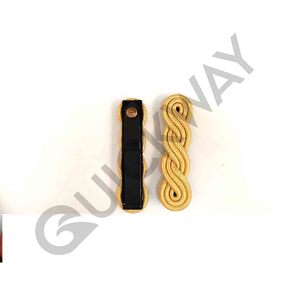 Épaulettes en fil d'or personnalisées pour uniforme de cérémonie, vente en gros - Product Image 1