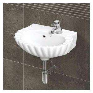 Fregadero de mesa redonda de porcelana de gran venta, instalación colgada en la pared para encimera de baño o uso de pedestal - Product Image 5