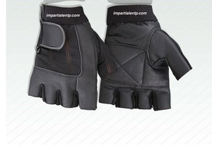 <b>Half</b> Finger Bike Gloves Shockproof Anti-<b>Slip</b> Bicycle Sports Cycling Gloves Breathable Unisex Nylon Fingerless Cycling Gloves - Product Image 5