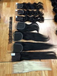 Extensions de cheveux avec fermeture en dentelle, 100% cheveux vierges Remy, ondulation profonde, origine Vietnam, 100g - Product Image 2