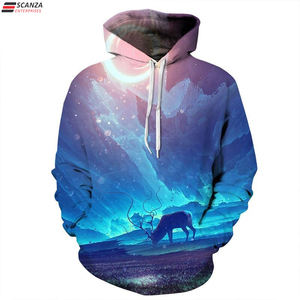 Sudaderas con capucha de sublimación 3D, sudadera de gran tamaño, sudaderas con capucha térmicas, venta al por mayor, jersey con estampado personalizado para hombre, tamaño personalizado - Product Image 1