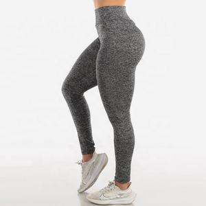 Leggings de Poliéster Reciclado con Estampado Personalizado al por Mayor, Color Sólido, para Gimnasio, Fitness, Yoga, Pantalones Deportivos para Mujer, Elásticos en Cuatro Direcciones, Transpirables - Product Image 2