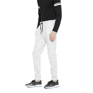 Pantalon de sport de haute qualité pour hommes pantalon de jogging en polaire douce noire taille élastique anti-rides non tissé distinct froissé - Product Image 5