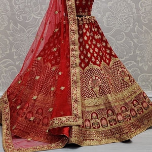 Lehenga-vestido de boda para mujer, vestido de compras en línea, para boda y ocasión especial, india, 2022 - Product Image 1