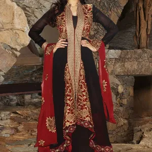 Gaun India Pakistan 2021 Desain Baru Wanita Shalwar Kameez Gaun Pesta Pernikahan Kasual Formal Salwar Kameez Kurti