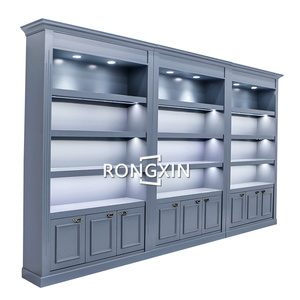 Kệ Trưng Bày Đèn Led, Kệ Trưng Bày Tóc Giả Gắn Tường Với Ngăn Kéo Dùng Cho Cửa Hàng Chăm Sóc Cá Nhân - Product Image 1