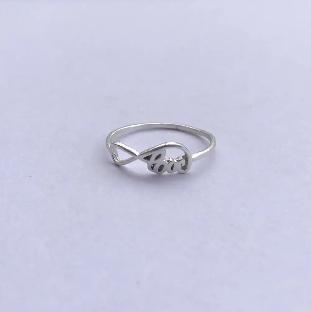 Infinity Love Band Ring dalam 925 perak murni pemasok perhiasan dengan harga grosir toko pabrik sekarang dari Dealer produsen