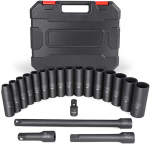 Juego de Llaves de Impacto Cr-V de 1/2 Pulgadas, 20 Unidades - Product Image 2
