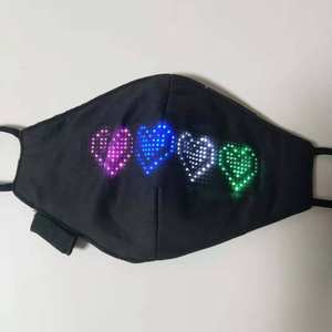 Máscara de visualización de mensajes programable, nuevo diseño de aplicación móvil conectada, LED controlada, 2022 - Product Image 2