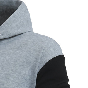 Wholesale Customized Plus Size Men's Double Layer Knitted Lined Fleece <b>Hoodies</b> High Long Sleeve Waterproof OEM <b>Plain</b> 100% Cotton - Product Image 4