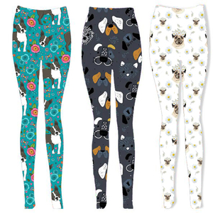 Conjunto de pantalones de Yoga para mujer, mallas con patrón, fabricante OEM, novedad de 2021 - Product Image 6