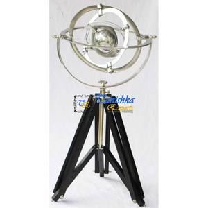 Globo de decoración para el hogar, soporte de madera para suelo giratorio, globo decorativo, regalo, decoración náutica - Product Image 1