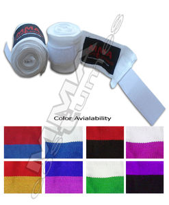 Guantes de boxeo mexicanos elásticos de algodón de dos colores personalizados al por mayor para Uso Deportivo y en el gimnasio - Product Image 2