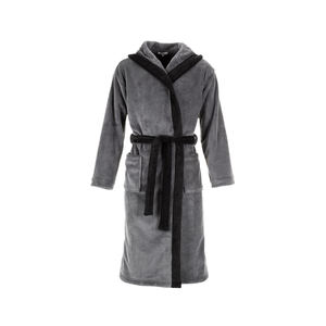 เสื้อคลุมอาบน้ำสำหรับผู้ใหญ่ผ้าคอตตอนสีพื้นแห้งเร็ว100% แบรนด์ตามสั่งผู้ผลิตอินเดีย - Product Image 1