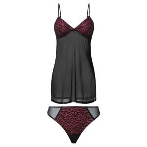 Ensemble de Nuit Personnalisé OEM Pour Femme, 2 Pièces, Collection d'Automne, en Polyester/Coton Satiné d'Inspiration Créateur avec Taille Élastique - Product Image 1