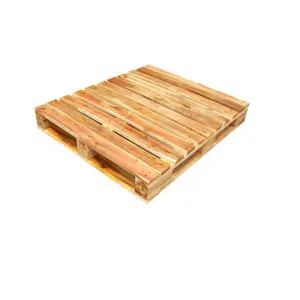 Paleta de madeira sólida/paleta personalizada preço barato armazém palete de 4 vias fumigação para venda imperdível