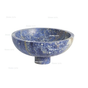 Bol de service en marbre de qualité supérieure forme ronde bol de service à dessert de taille personnalisée pour usage domestique - Product Image 4