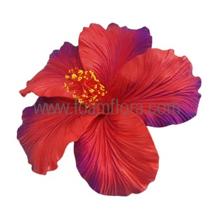 Bán Chạy Nhất Chất Lượng Tốt Thủ Công <span class=keywords><strong>Handmade</strong></span> Hoa Dâm Bụt Nhân Tạo Bọt Với Hình Xăm Đặc Biệt Và Hoa Văn Màu - Product Image 4