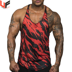 Summer Hot Sale Custom Made Seamless Gym Singlets for Men Men's Logo <b>Tank</b> <b>Top</b> Undershirts Stringer Vest - Product Image 3