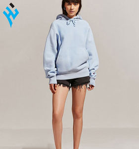 Sudaderas con capucha de algodón puro 100% orgánico de gran tamaño de alta calidad para mujer - Product Image 3