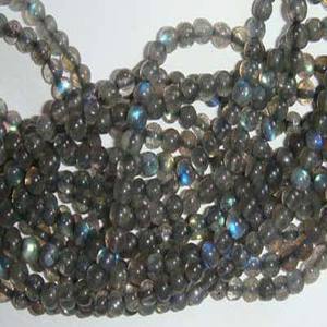 Cuentas redondas de Gema labradorita Natural, tamaño de 4mm, longitud de hilo de 13 pulgadas, fabricación de joyas DIY, precio al por mayor - Product Image 1