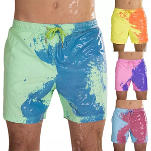 Short de plage en polyester d'été personnalisé pour hommes femmes Short de bain imprimé en toile avec motif à carreaux style décontracté et fermeture à cordon - Product Image 4