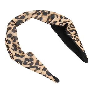 Diadema ancha de tela estampada de dos tonos vintage para mujer, accesorios para el cabello de alta calidad de la India - Product Image 3