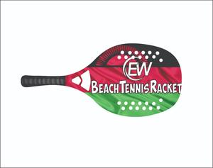 Raquettes de beach tennis personnalisées en carbone et fibre de verre, avec vos logos et combinaisons de couleurs, 320-340g, 50cm - Product Image 5