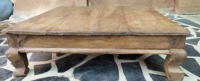 Fait à la main Original Vintage vieux en bois Pata Antique indien Bajot assis tabouret pour salon ou maison en bois fabriqué