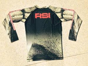 Maillot de compression 3D sublimé 100 % polyester SMART FABRIC, écologique, séchage rapide, pour le fitness et les sports de combat (MMA) - Product Image 2