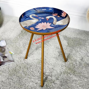 Decorative <b>Mirror</b> Top Nesting Side <b>Table</b> for Indoor and Outdoor Decoration Best Selling Metal Side/End <b>Coffee</b> <b>Table</b> for Bedroom - Product Image 6
