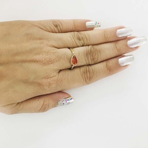 925 Sterling Silver Fine Jewelry for Women Ladies Carnelian Wedding Flower Rings Women's Party Jewelry - Product Image 6