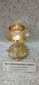 Église porte-bougie entièrement gravé, fournitures d'église, nouveau design - Product Image 2