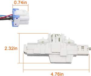 Loquet, serrure de couvercle, serrure de <span class=keywords><strong>porte</strong></span> à interrupteur pour lave-linge <span class=keywords><strong>Samsung</strong></span> DC34-00025A DC34-00025C Remplace AP6037187 PS11771585 - Product Image 4