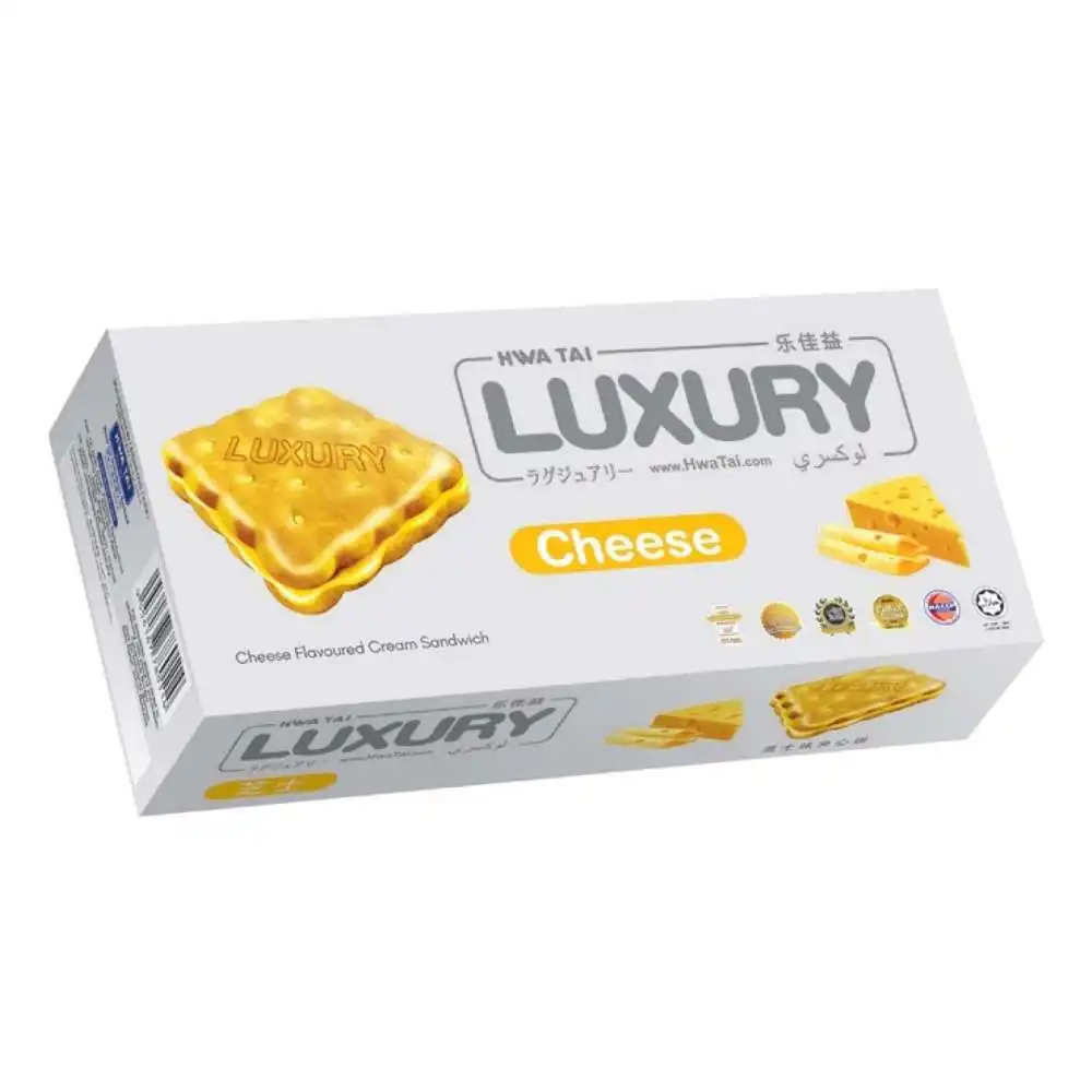 Hwa Tai Luxury Cream Sandwich formaggio-20g di biscotti Sandwich al formaggio