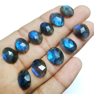 Piedra Preciosa de Labradorita Natural, Facetada y Lisa, para Joyería, Piedra Suelta de Proveedor Indio, Precio al por Mayor - Product Image 2