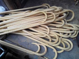 Perche d'auto-défense en bois massif, couleur naturelle, en chêne blanc, taille 38X1.1 pouces, diamètre PK Eagle View/OEM, vente en gros - Product Image 3