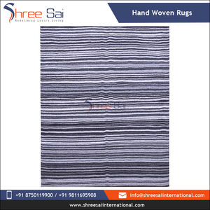 Les plus recherchés taille personnalisée à la main rayure conception laine coton tapis en peluche pile meilleur prix compétitif nouvelle version - Product Image 6