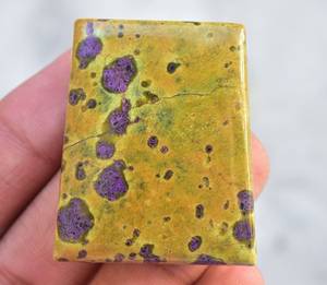 Piedra serpentina pulida en caliente con Stichtite, cabujones de piedras preciosas sueltas curativas - Product Image 5