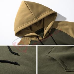 Usine en gros hommes surdimensionnés pleine fermeture éclair nous Logo personnalisé impression crochet tissage Anti-rétrécissement vêtements-utilisation sweats à capuche - Product Image 6