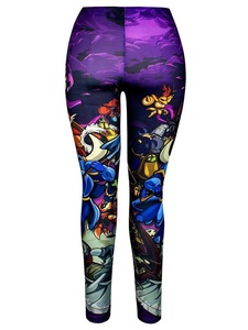 2025 Custom Logo <b>Women's</b> High Waist Seamless Summer Fitness Gym Workout <b>Leggings</b> Flat Front Stretch Activewear Yoga Pants - Product Image 4