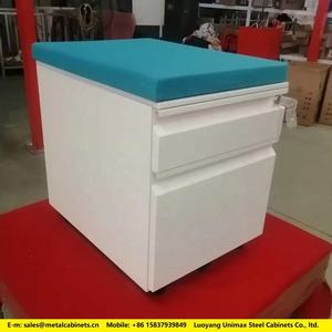 Archivador Metálico Móvil con Ruedas y 3 Cajones, con Cerradura, para Oficina Moderna, en Oferta - Product Image 4