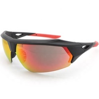 Lunettes de vélo personnalisées avec logo personnalisé gratuit, options multicolores, verres UV400, monture en PC, unisexe
