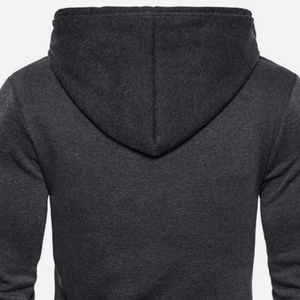 Sweats à capuche en coton molletonné avec logo personnalisé pour hommes Sweatshirts à capuche en coton uni de haute qualité pour l'hiver pour hommes - Product Image 4