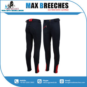 Cómodos Jodhpurs para montar a caballo, pantalones ecuestres de asiento completo de silicona por exportador - Product Image 5